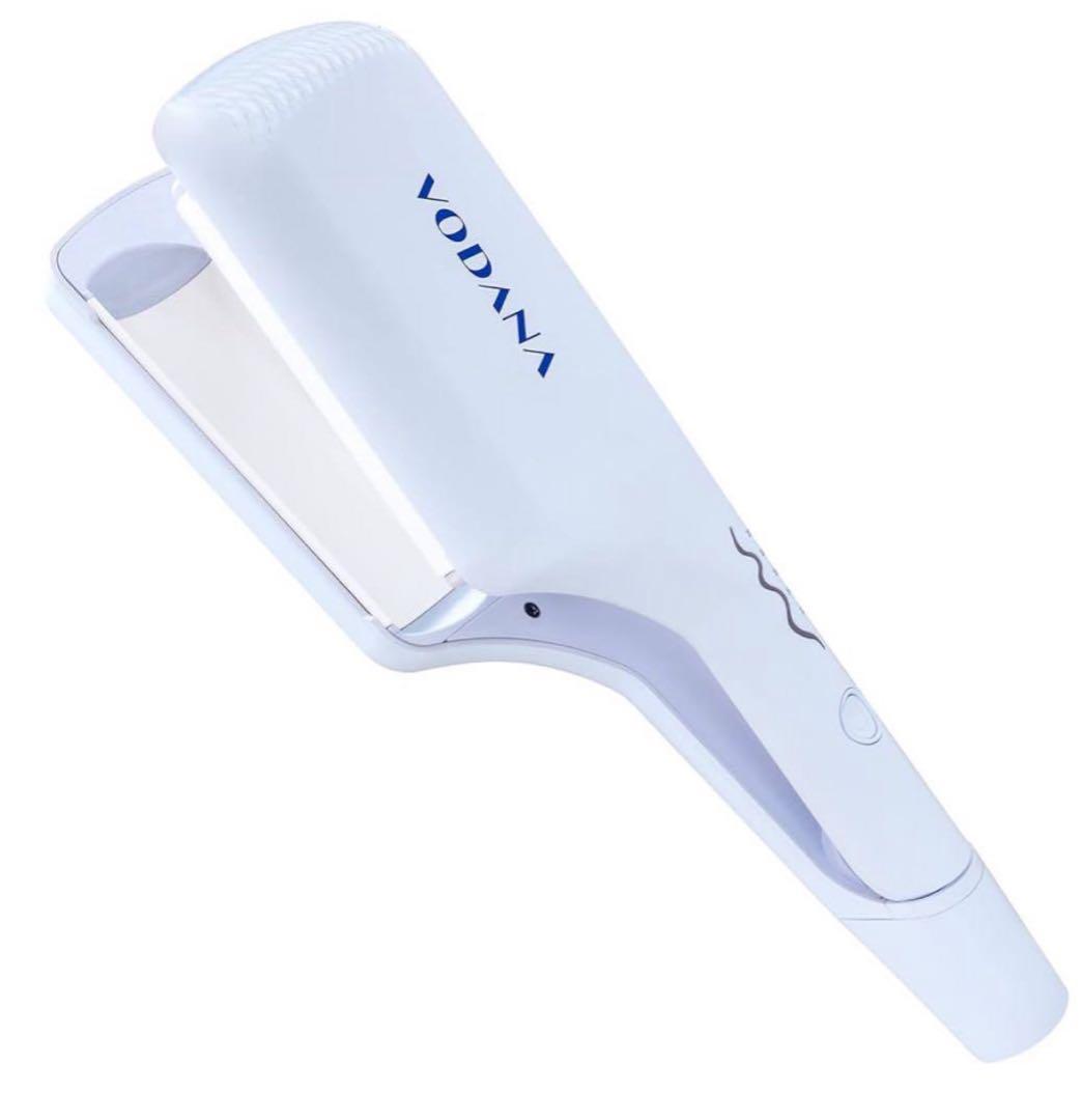 VODANA ヘアアイロン ウェーブアイロン 40mm ブルー 専用ケース付き