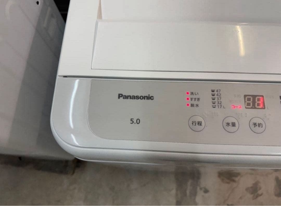 【高年式】 2023年式 5kg Panasonic 洗濯機 NA-F5B1