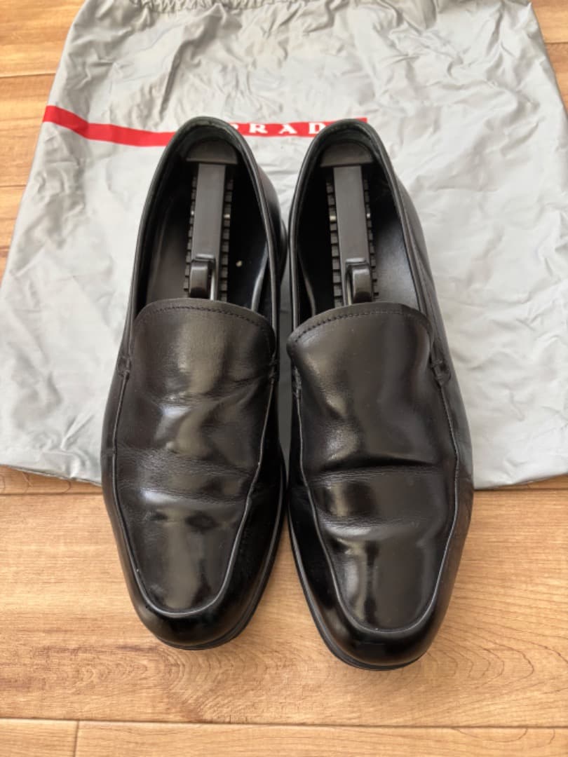Prada メンズローファー 保存袋付き