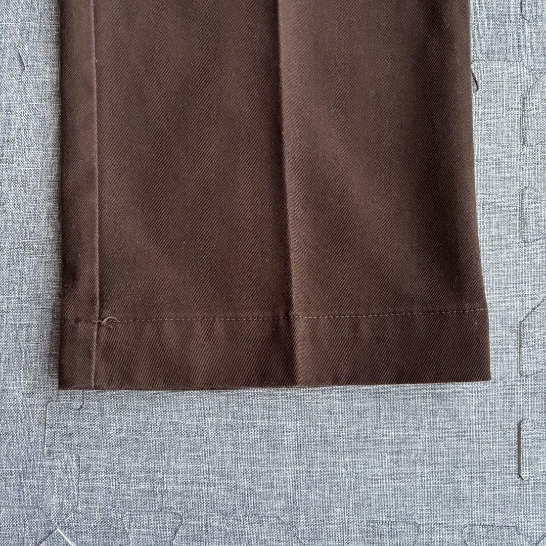 【80s】dickiesディッキーズ 874USA製 ダークブラウンW34L29