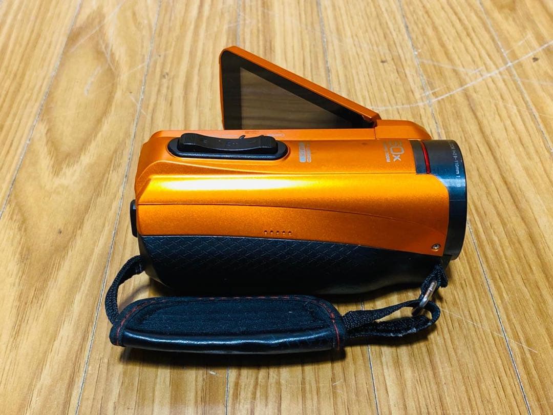 JVC ビデオカメラ オレンジ GZ-R300-D 2015年制