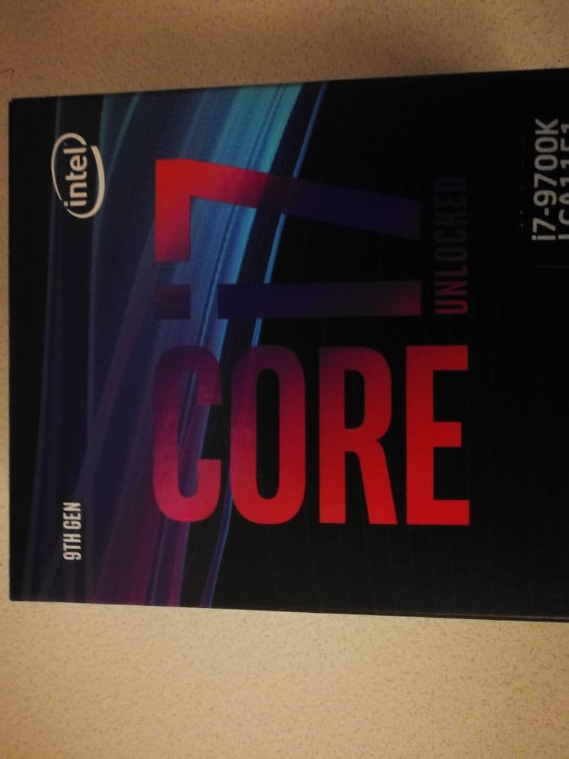 CPU i7-9700k