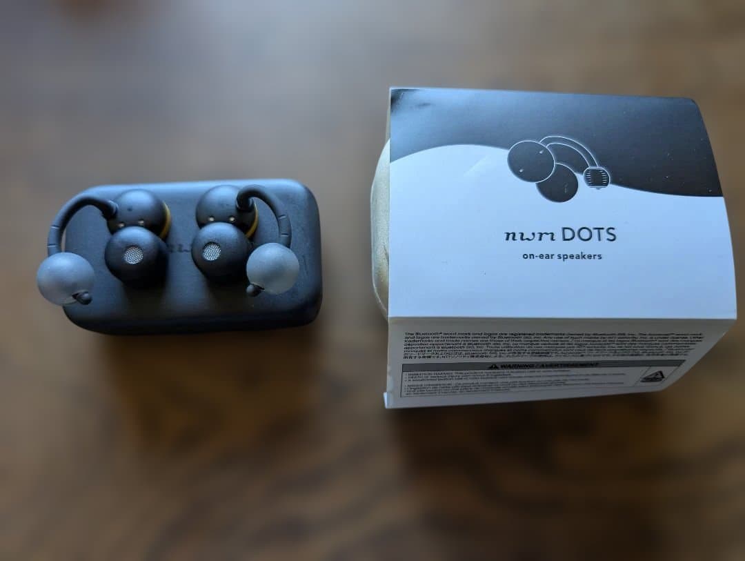 nwm DOTS ワイヤレスイヤホン (イエロー)