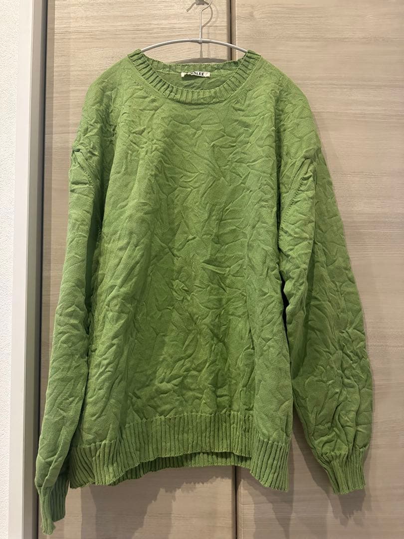 トップス AURALEE WRINKLED DRY COTTON