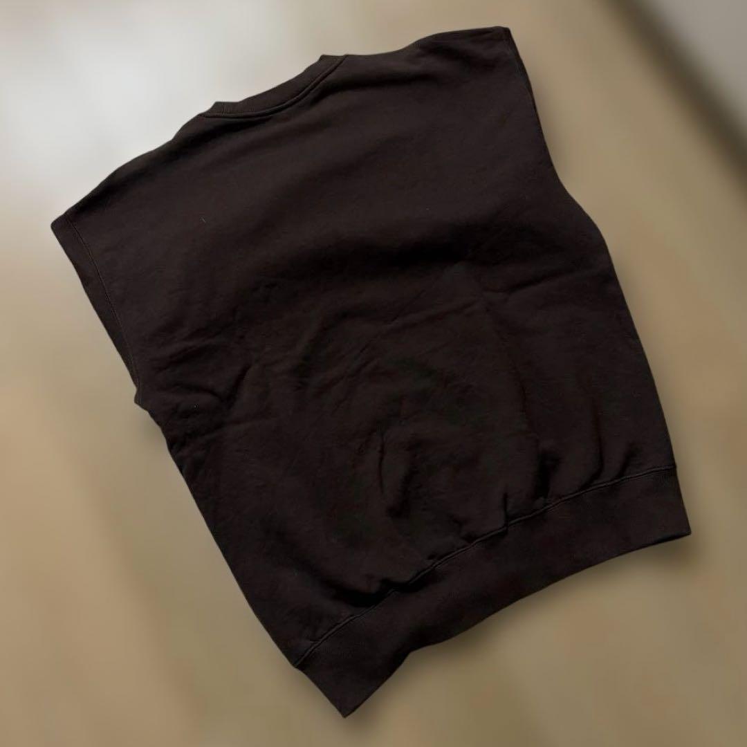 トップス NoProblemo brown logo sweatshirt M