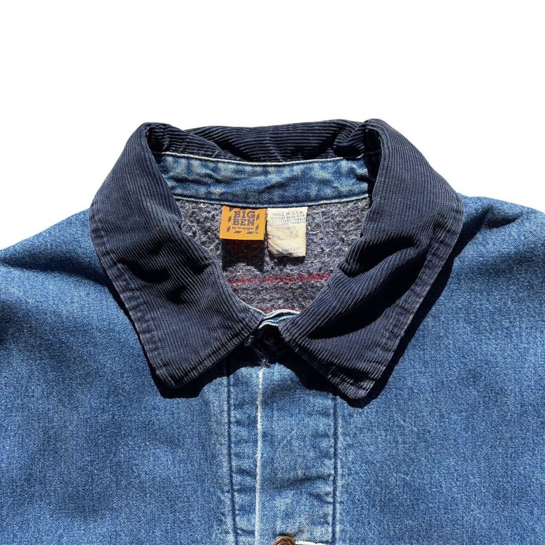 80s ヴィンテージ US製 BIGBEN ブランケット付 デニムカバーオール