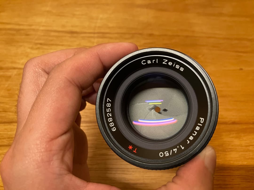 【kamesan】contax Carl Zeiss Planar