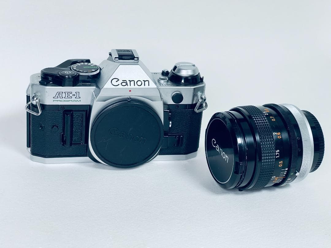 美品！Canon AE-1 PROGRAM 一眼レフカメラ FDレンズ付
