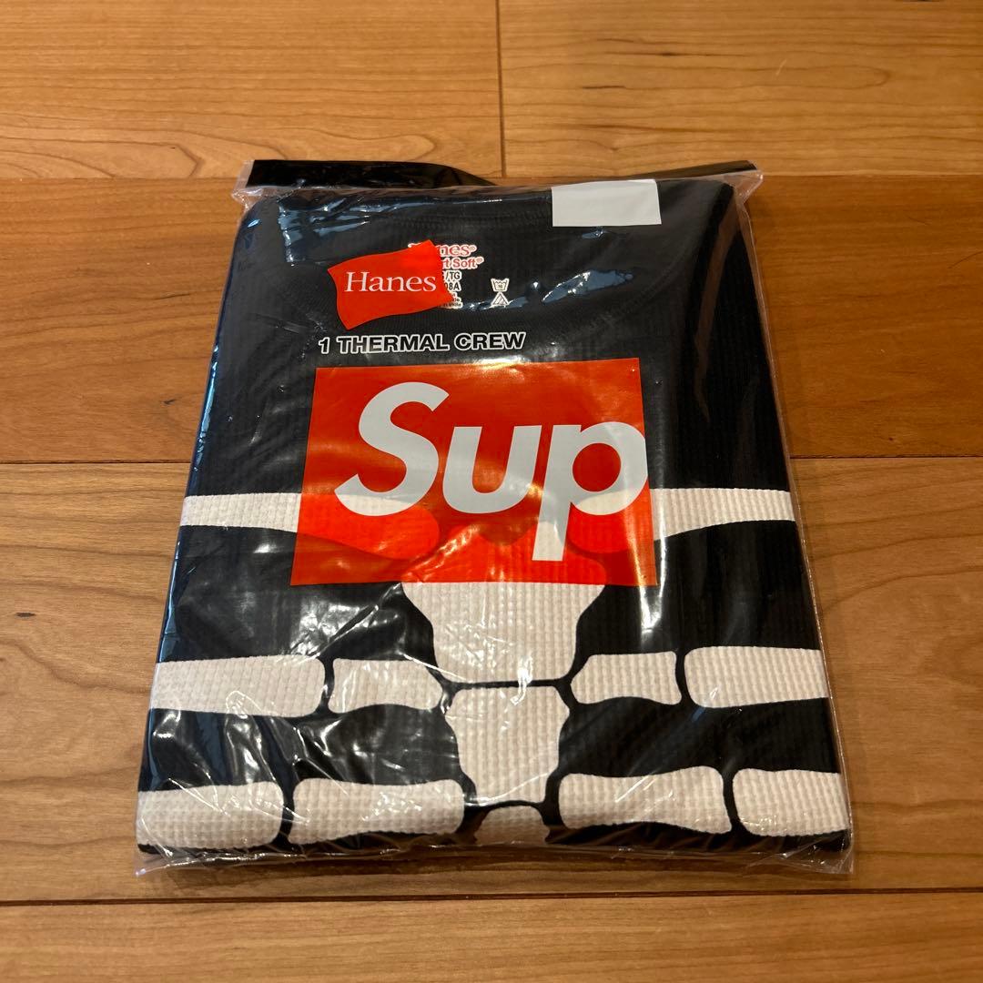 Hanes supreme ボーンズサーマルクルー