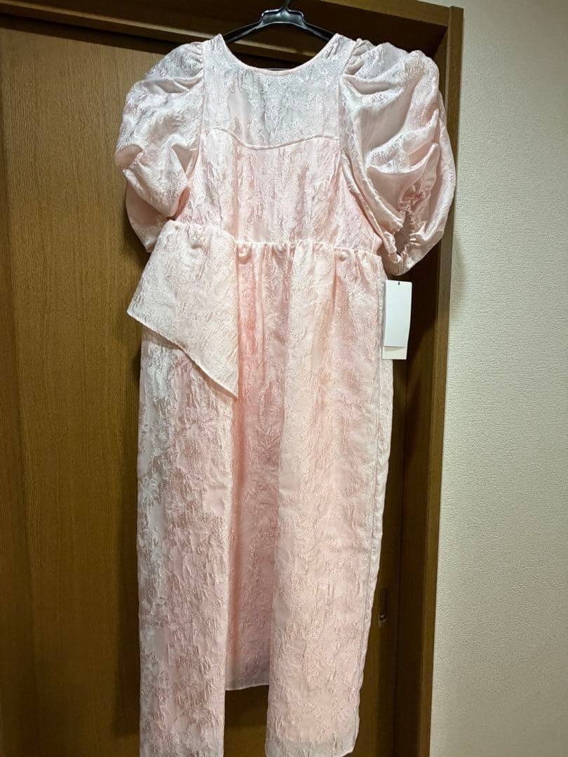 スーツ・フォーマル・ドレス ANDRESD bubble sleeve jacquard dress