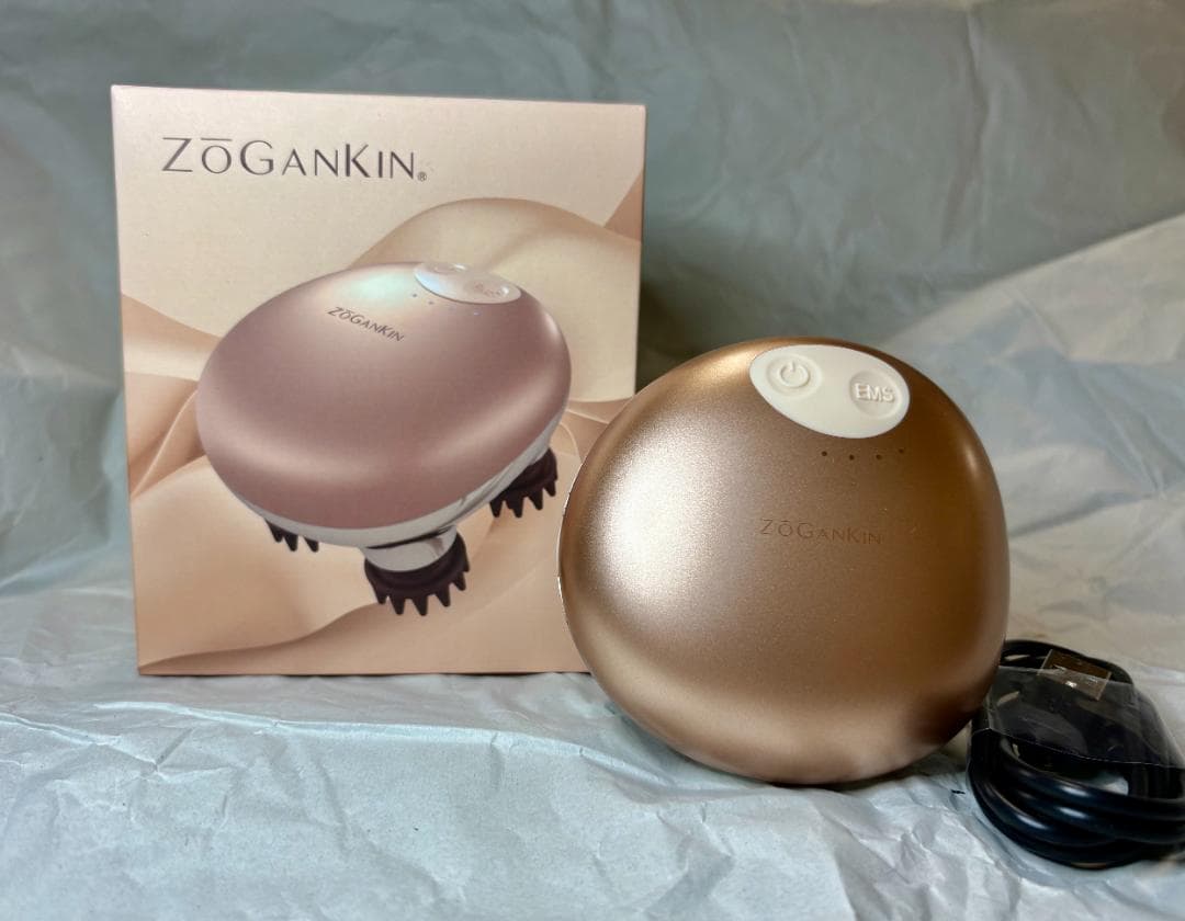 ZOgankin 美顔器 ゴールド USBケーブル付き