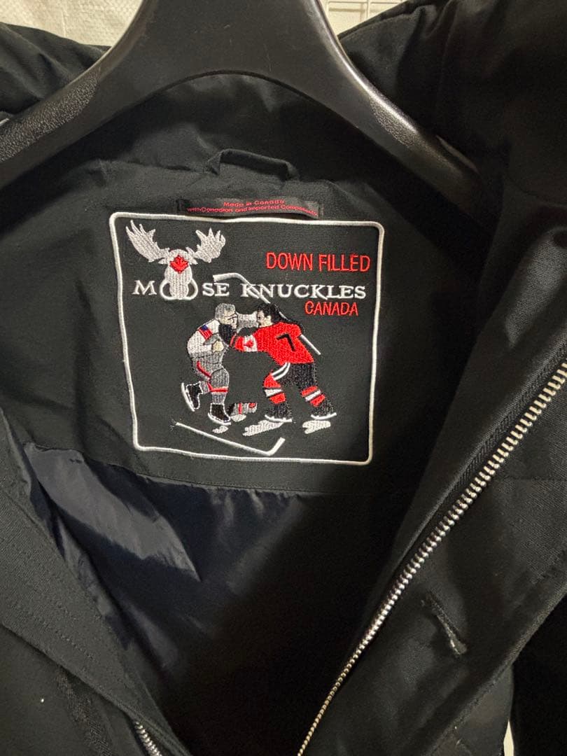 MOOSE KNUCKLES ダウンジャケット ブラック（訳あり）