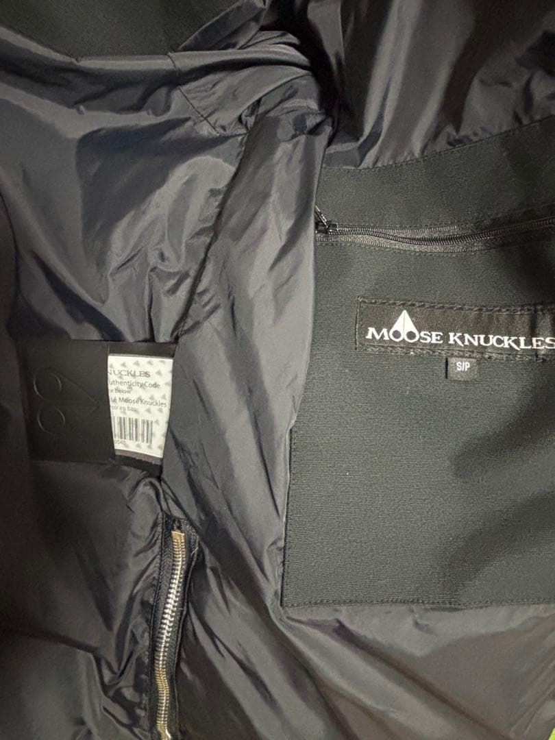 MOOSE KNUCKLES ダウンジャケット ブラック（訳あり）