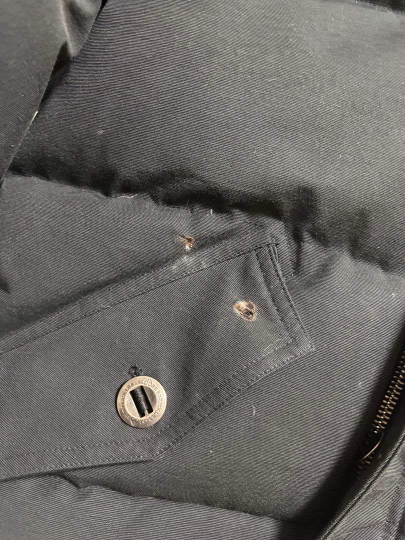 MOOSE KNUCKLES ダウンジャケット ブラック（訳あり）