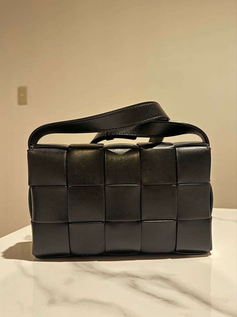 t*r様 ブラック編み込みショルダーバッグ