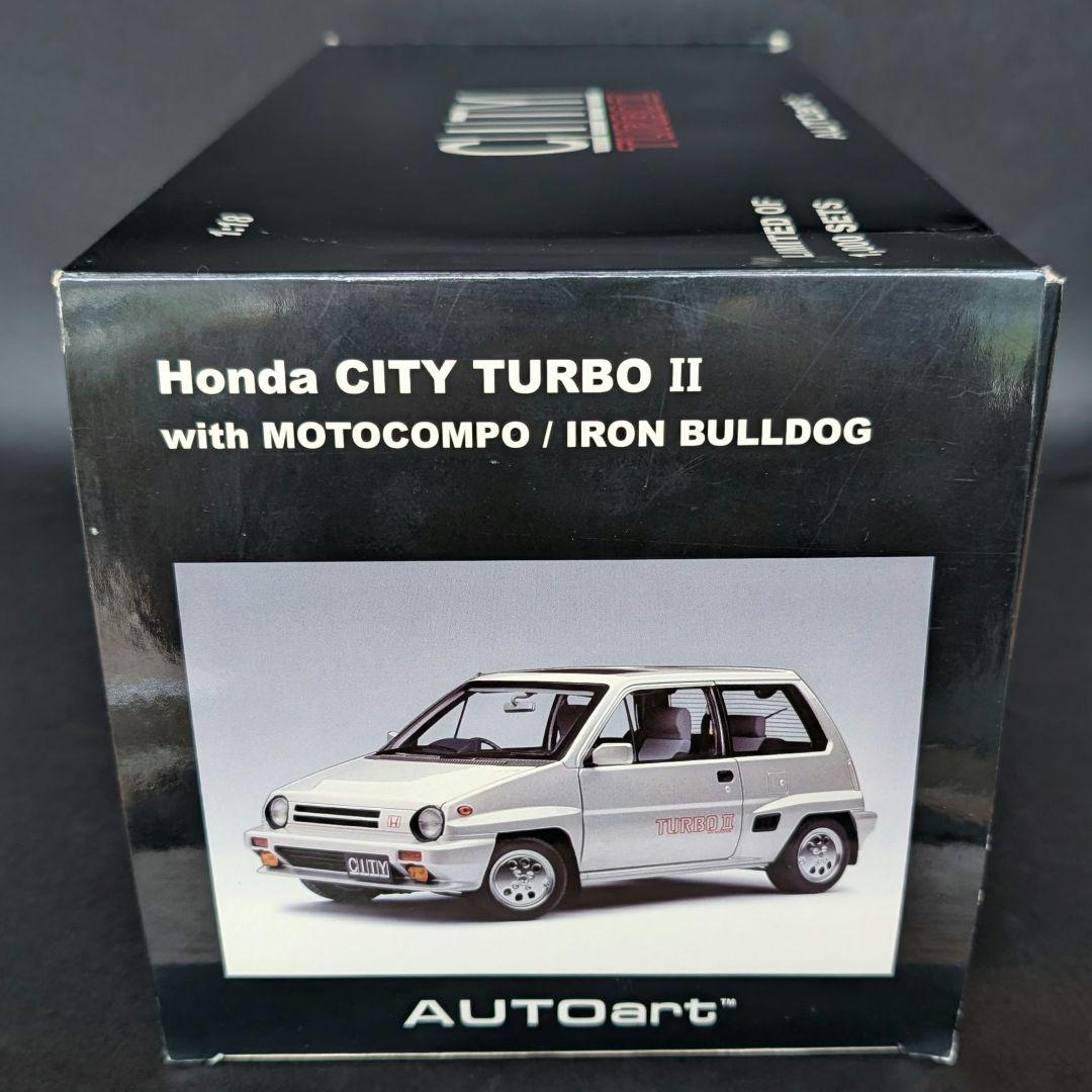 【クマちゃんの夢】オートアート 1/18 ホンダシティ ターボⅡ
