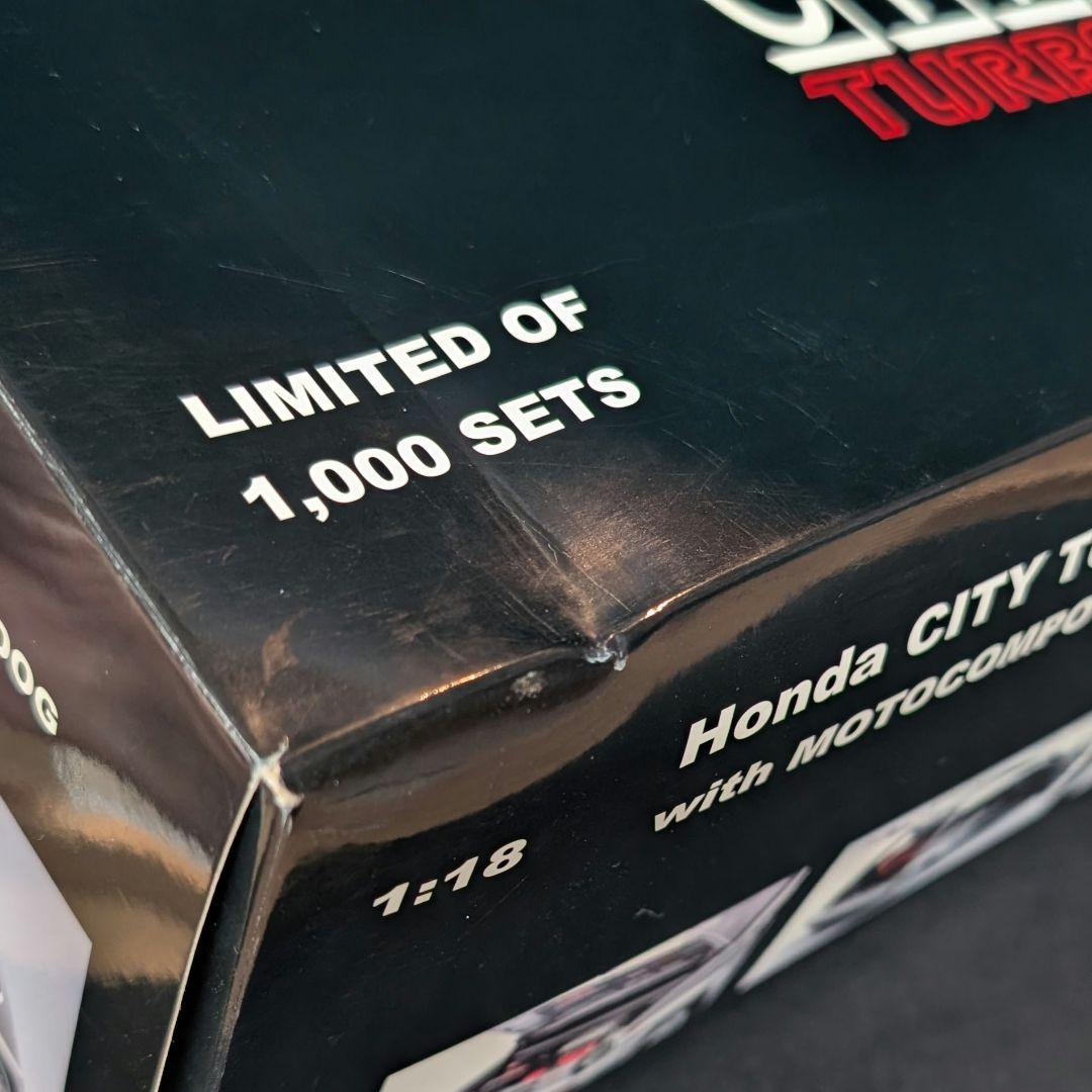 【クマちゃんの夢】オートアート 1/18 ホンダシティ ターボⅡ