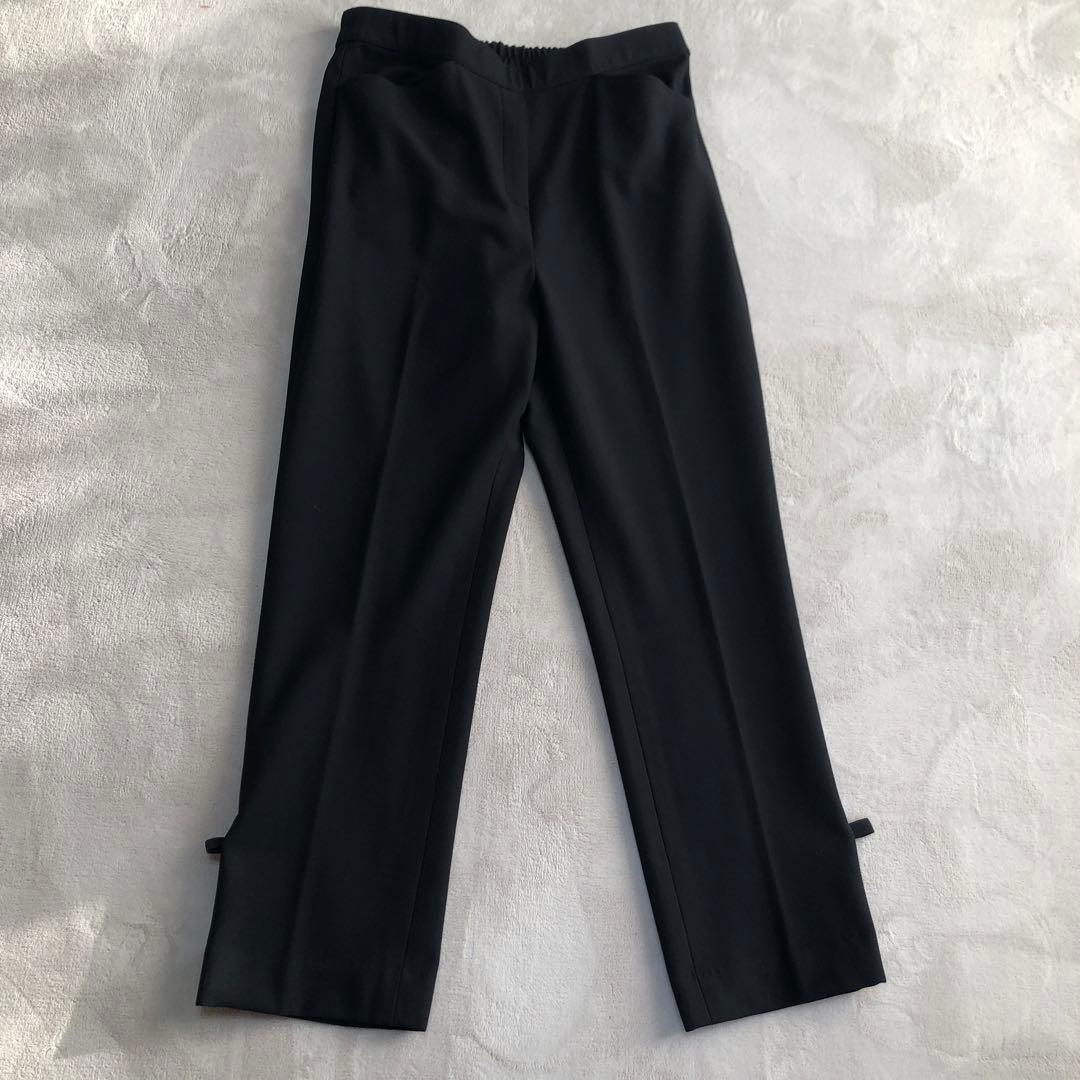 極美品❣️裏起毛ブラックパンツ