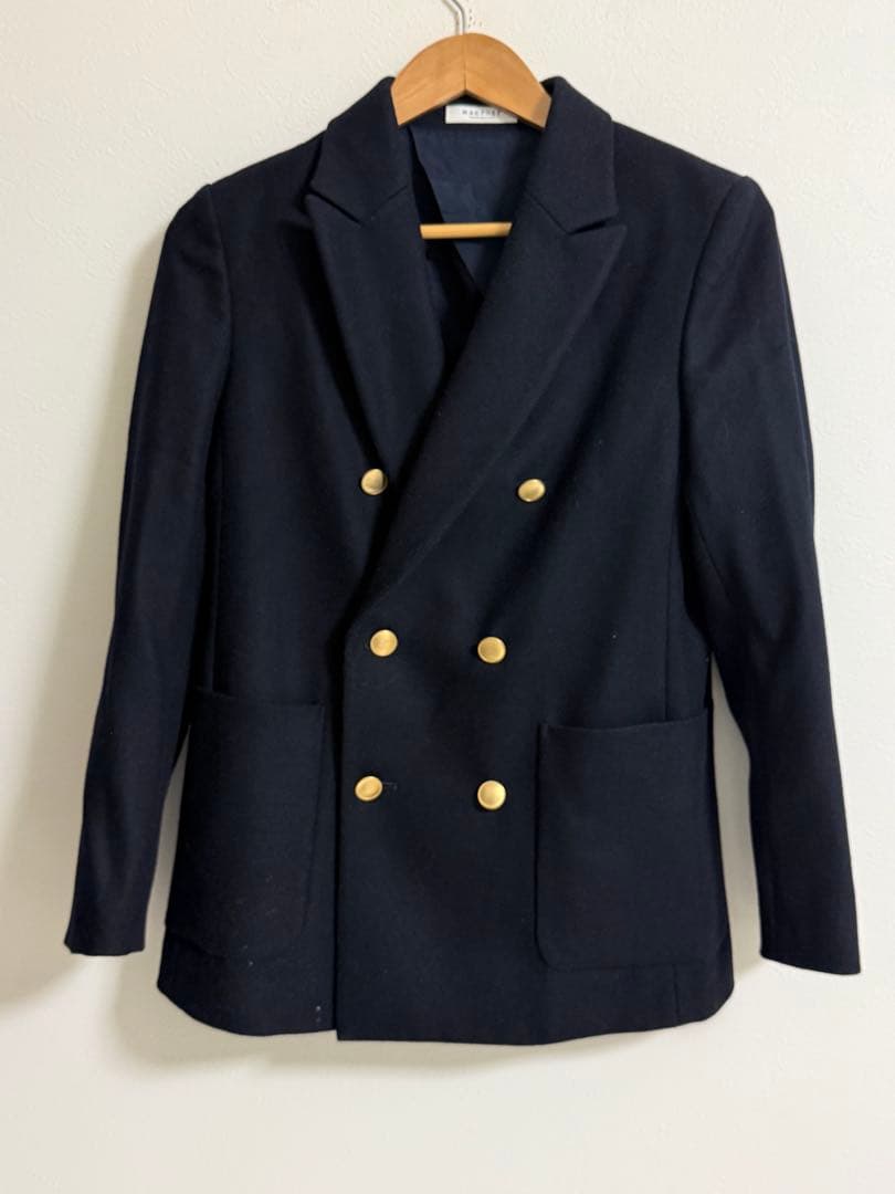 美品　MACPHEE トゥモローランド　メルトン ダブルブレスト　ジャケット