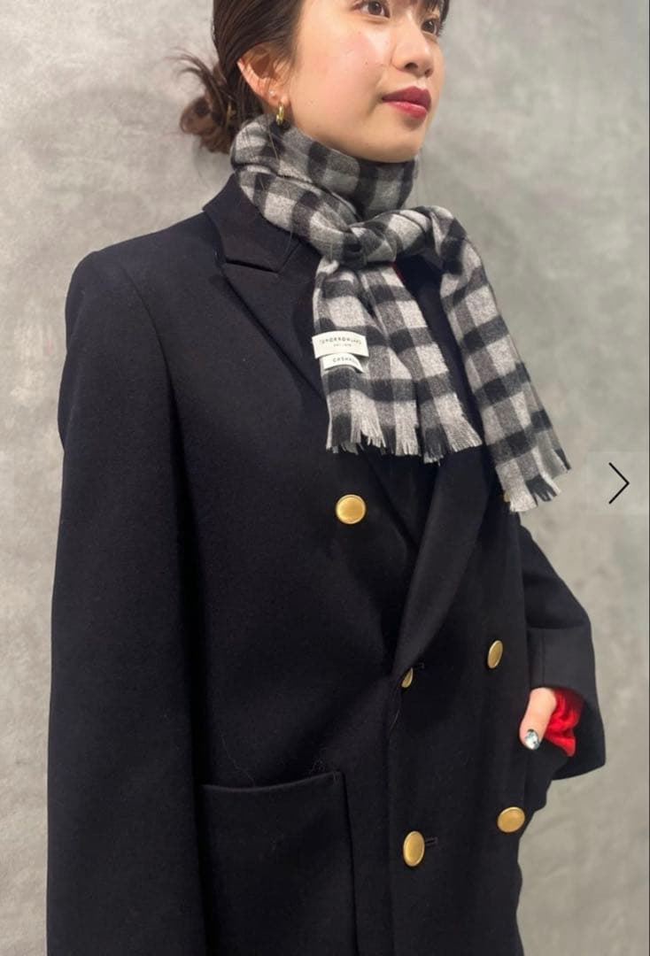 美品　MACPHEE トゥモローランド　メルトン ダブルブレスト　ジャケット