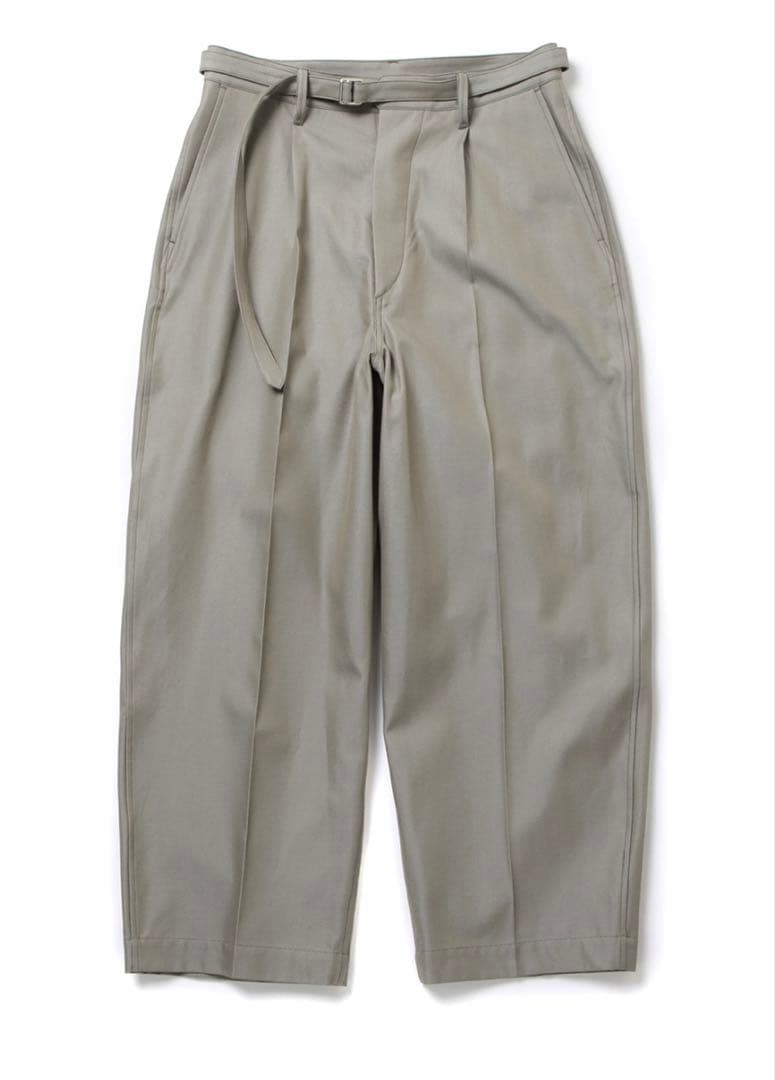 パンツ blurhms Drill Chambray Belted Trousers