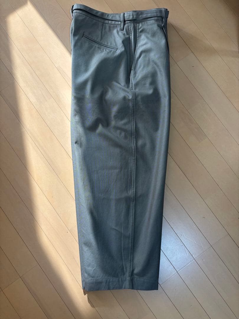 パンツ blurhms Drill Chambray Belted Trousers