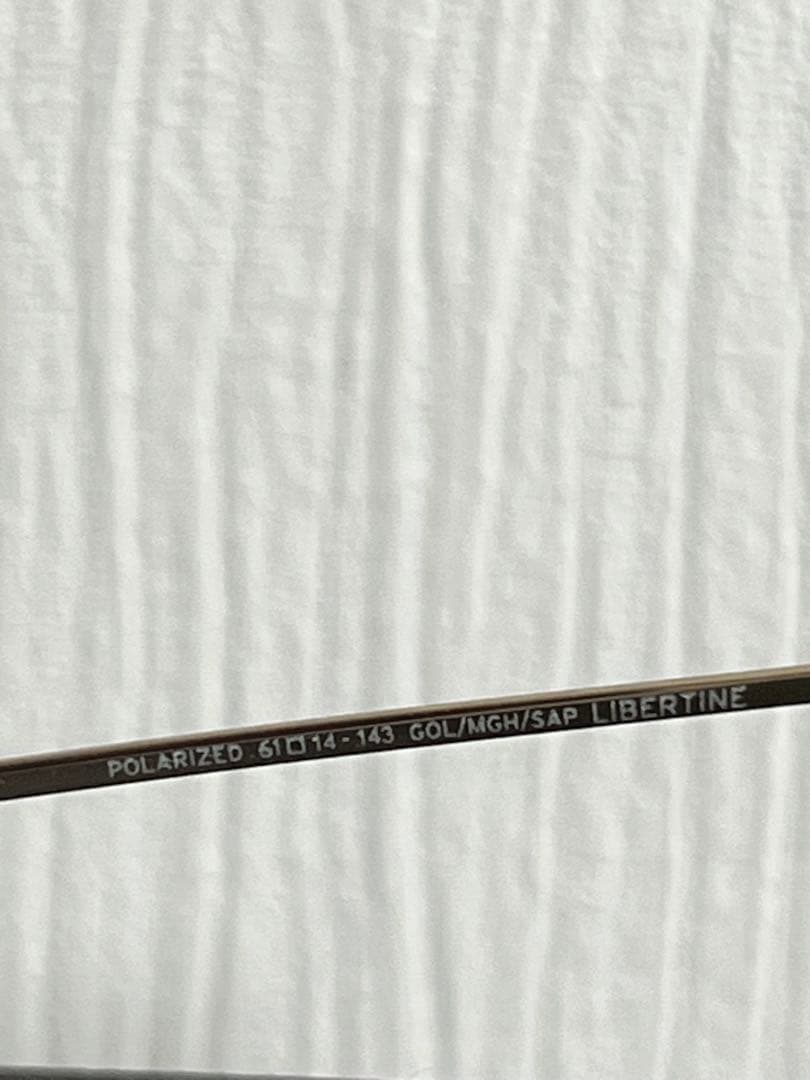 ブラピ同型同色　バートンペレイラサングラス