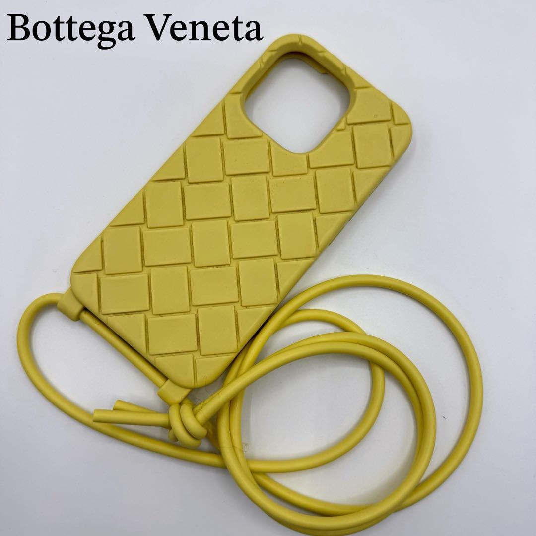 ボッテガ iPhone14Pro ケース イントレチャート ショルダーストラップ