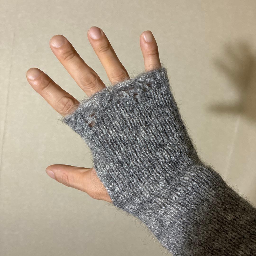 y*e様 ナンバーナインNUMBER (N)INE アームウォーマー　ウール　モ