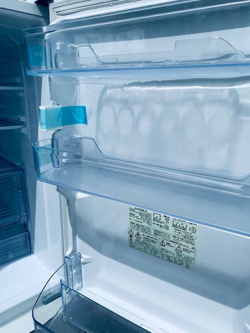 ♦SHARP ノンフロン冷凍冷蔵庫【2019年製】SJ-PD28E-W