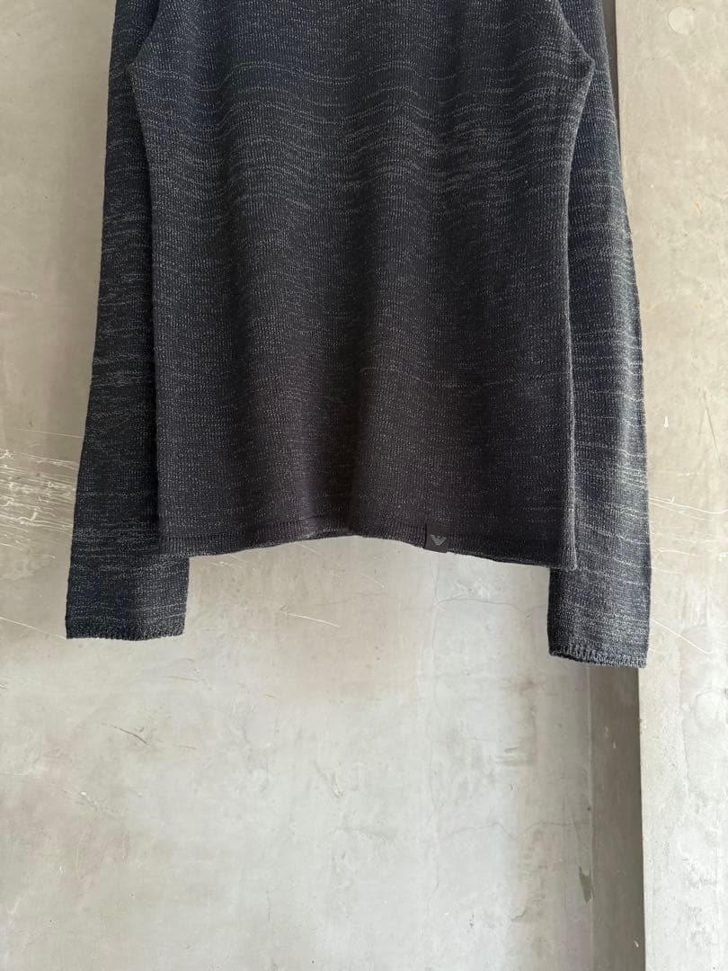 トップス EMPORIO ARMANI Black Glitter Knit