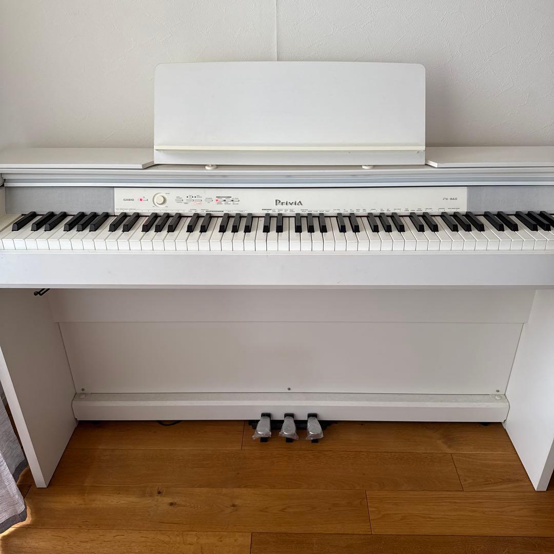ナム、CASIO Privia ホワイト電子ピアノ