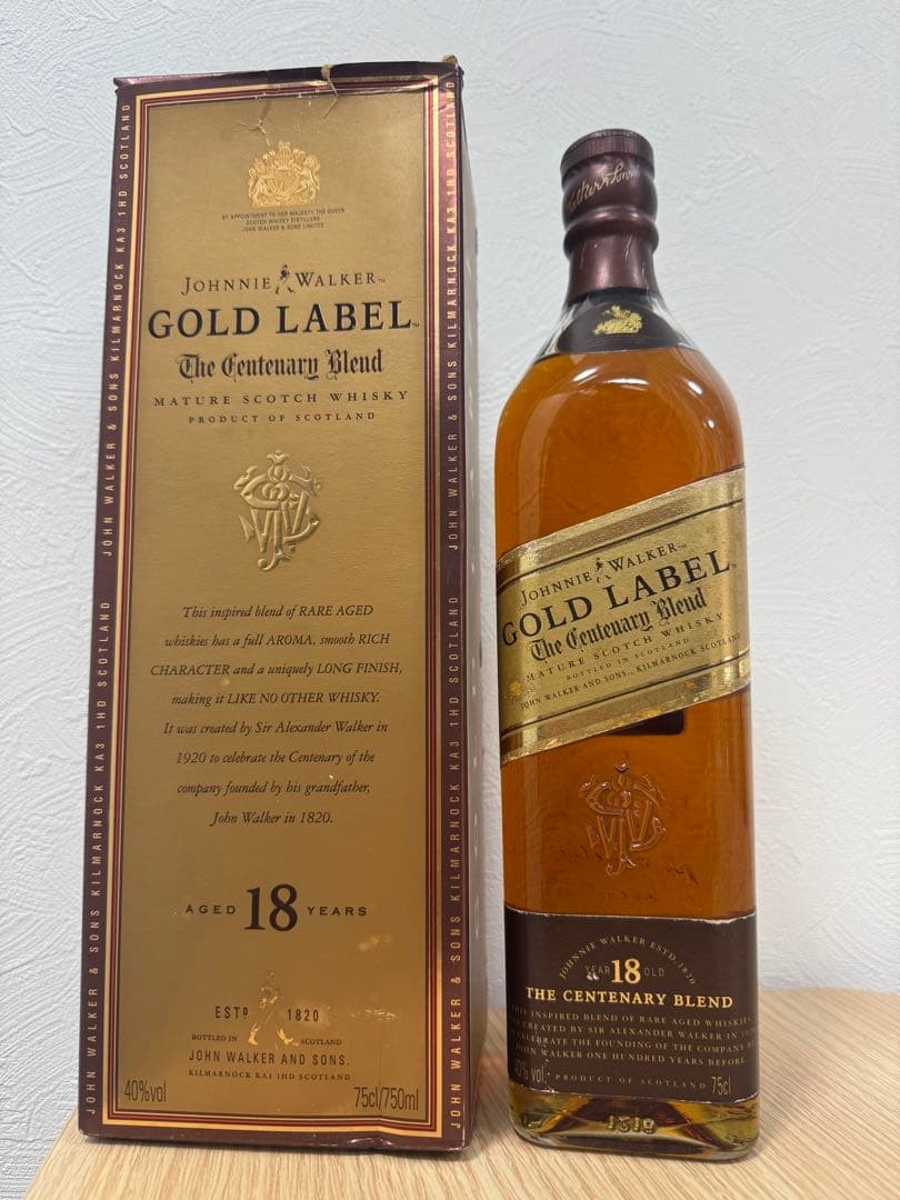 Johnnie Walker Gold Label 18年古酒