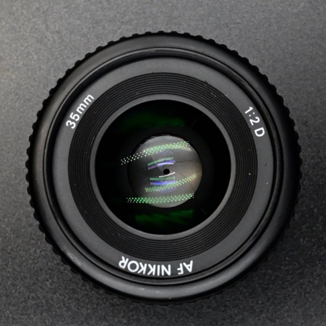 【良品】Nikon Ai AF Nikkor 35mm F2D 純正フード付き