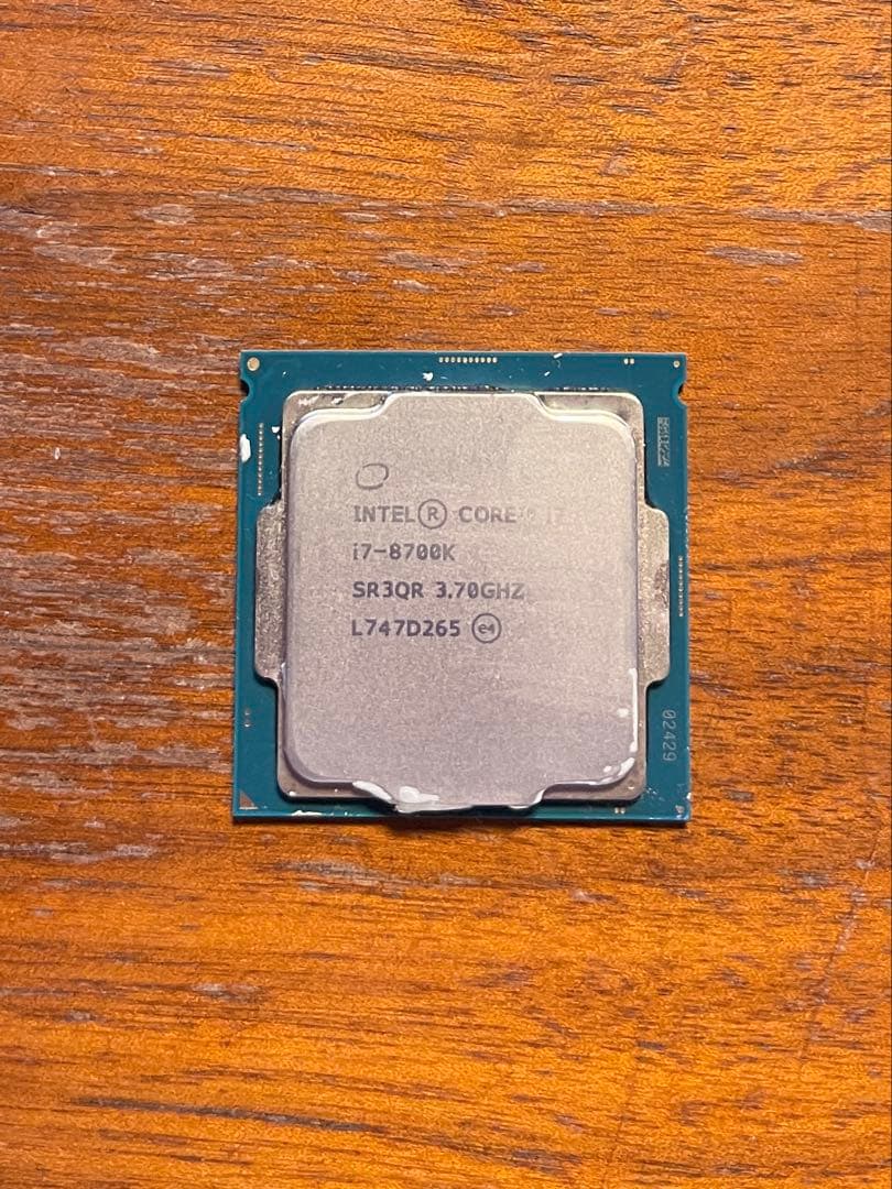 CPU Intel Core i7-8700K 3.70GHz