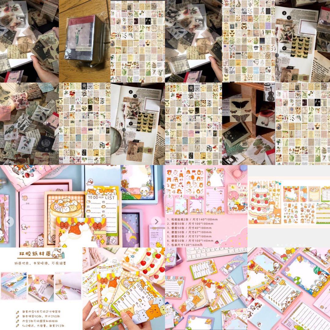 ♦️専用の出品♦️海外コラージュ素材紙 大量まとめ3★新品未使用