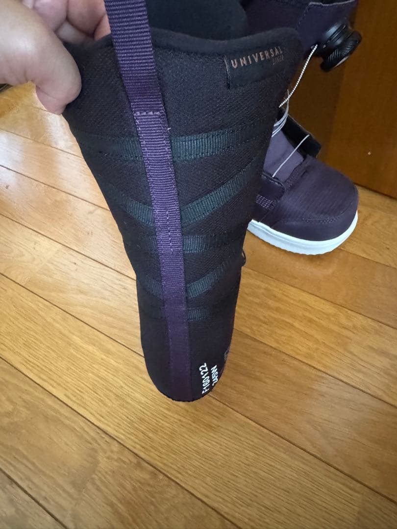 女性用スノーボードブーツ パープル　salomon 24.5センチ美品
