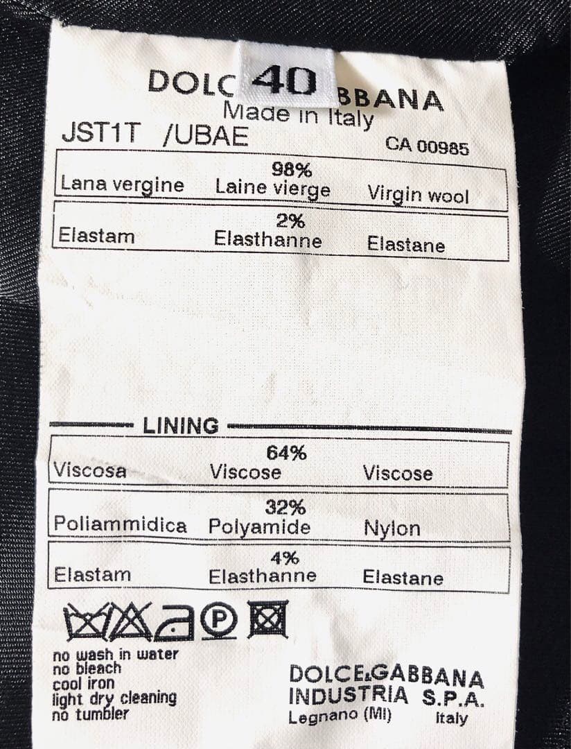 DOLCE&GABBANA スカートスーツ上下 Mサイズ　フォーマル・ビジネス