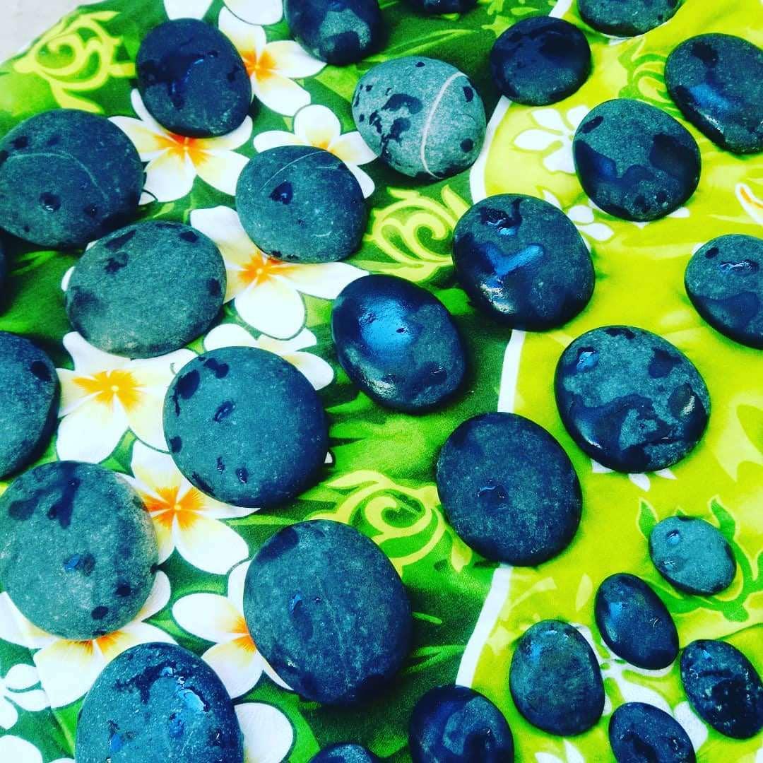 玄武岩 / ホットストーン50個 ウォーマー付き /アメリカ産