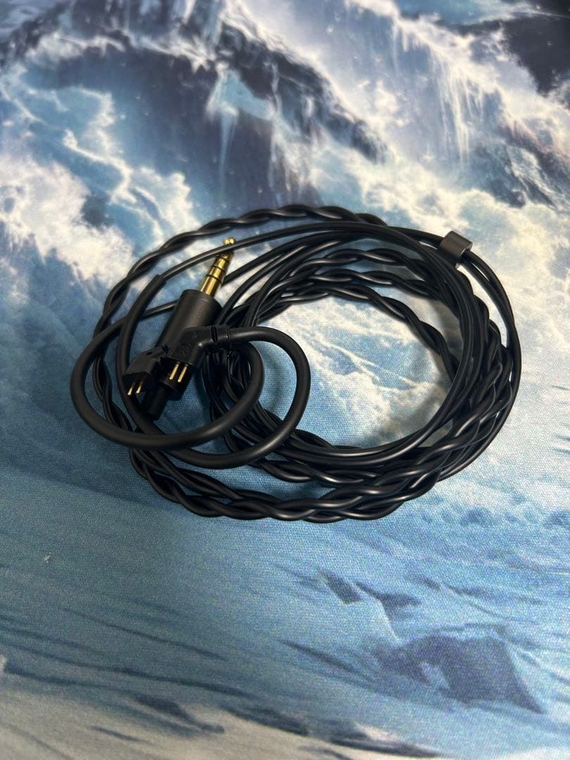 イヤホン QDC frontier aquamarine+superior excable