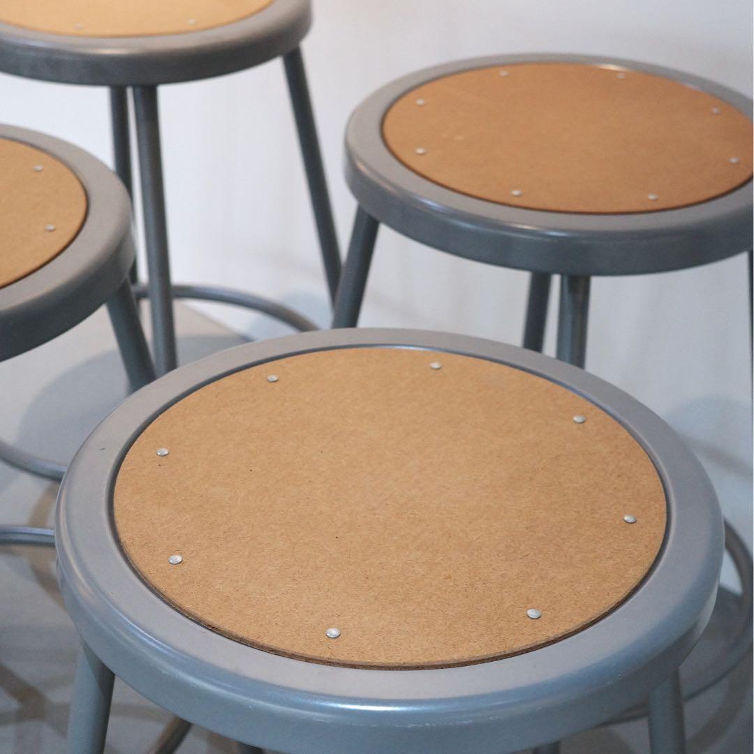 P.F.S LAB STOOL Round M 4脚