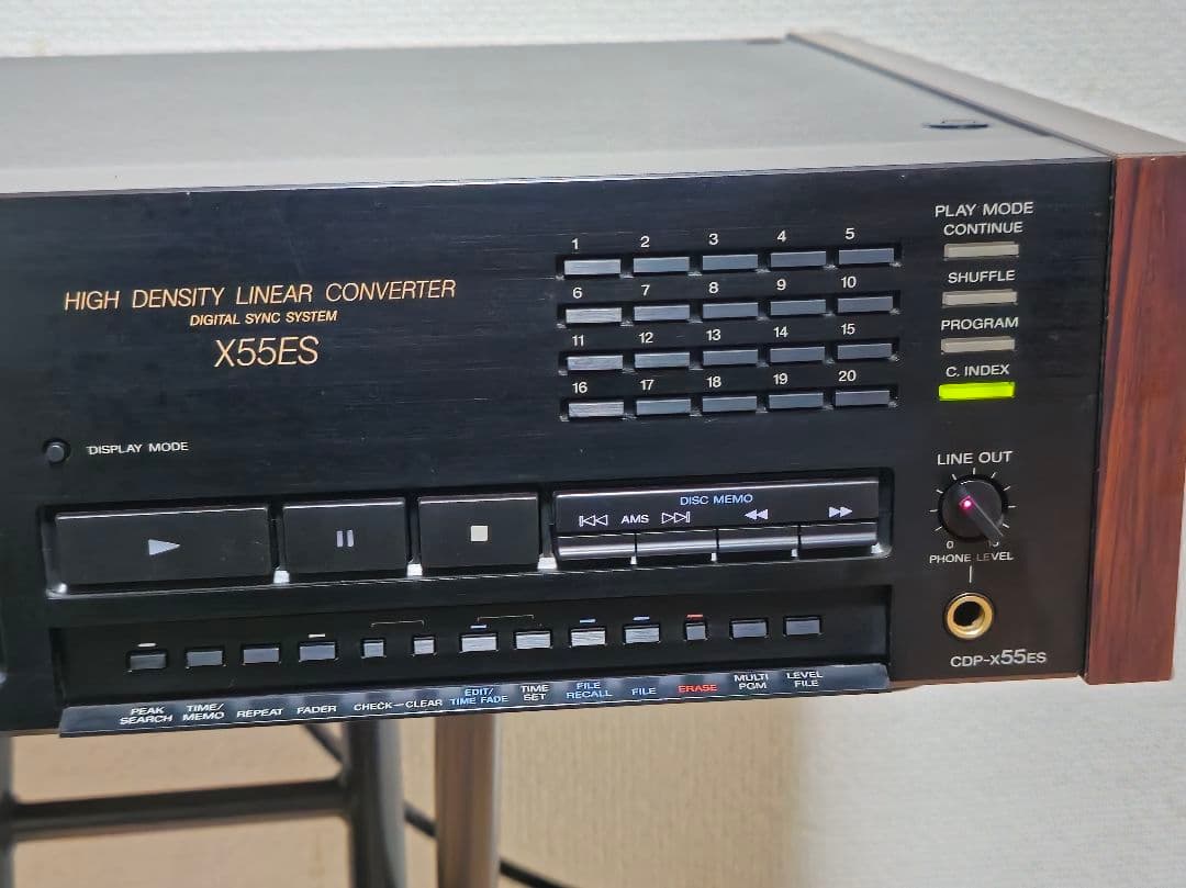 SONY CDプレイヤー　CDP-X55ES