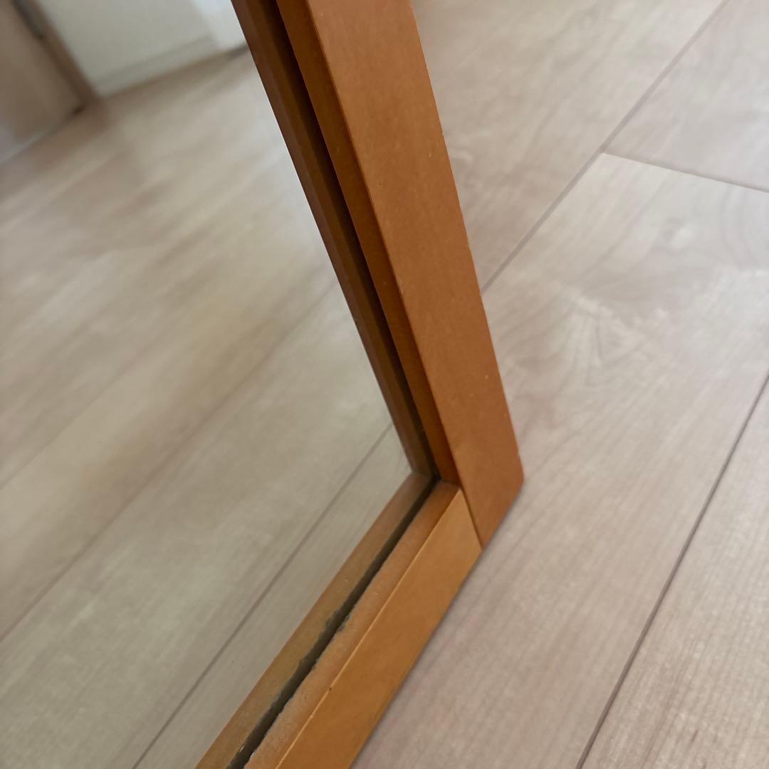 7/2まで出品【無印良品】姿見鏡　420×36×1.540mm（折り畳み時）