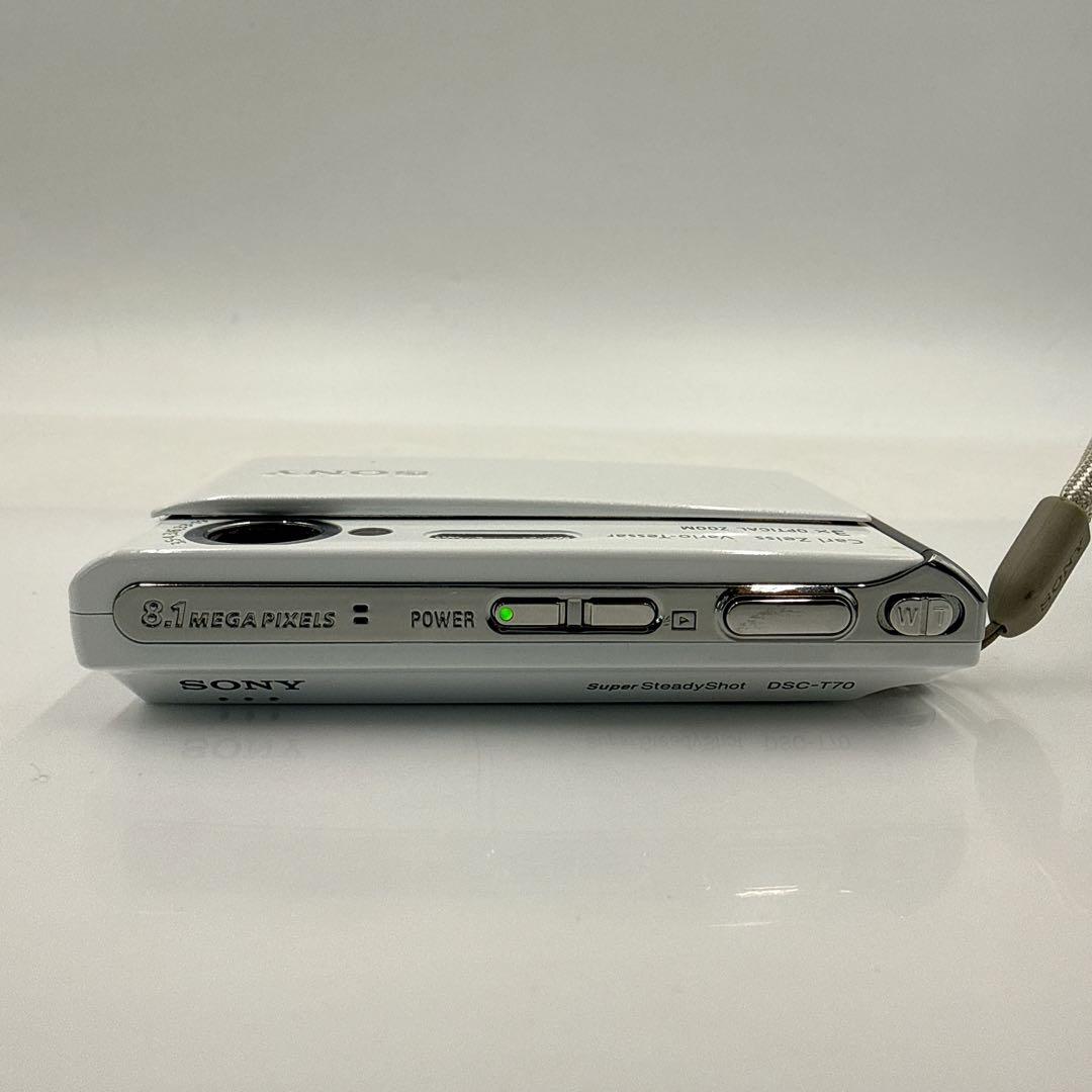【美品】SONY Cyber-shot DSC-T70 デジカメ ホワイト