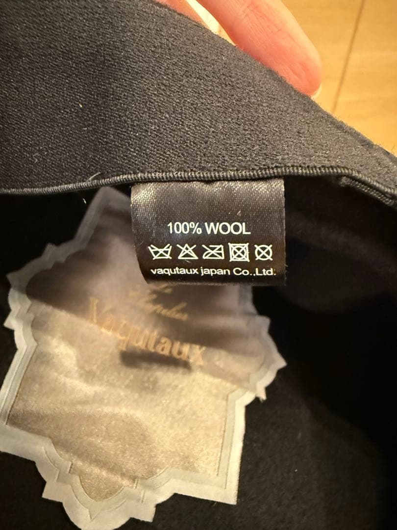 Vaqutaux ファー付きベレー帽 キノコちゃん ヴァクトー