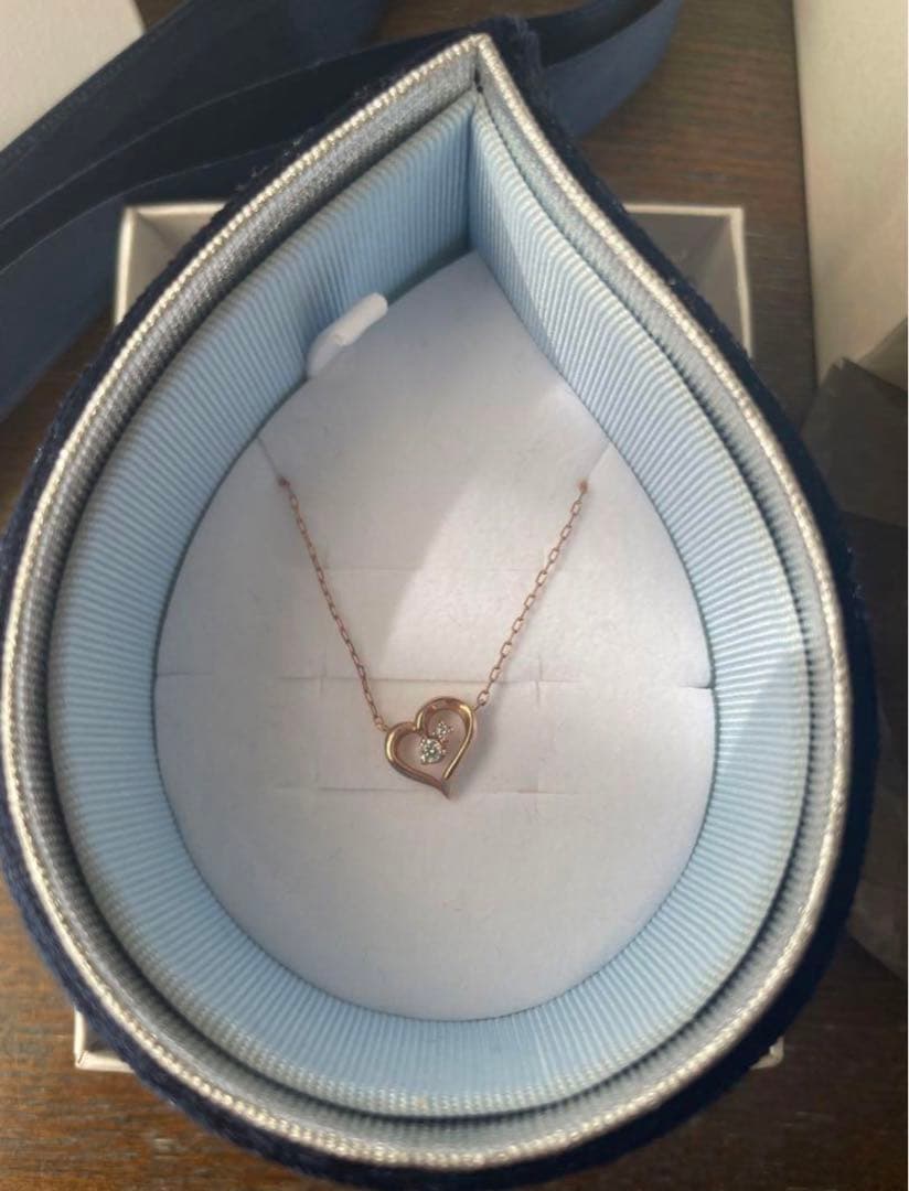 4℃ネックレス K10（ピンクゴールド）