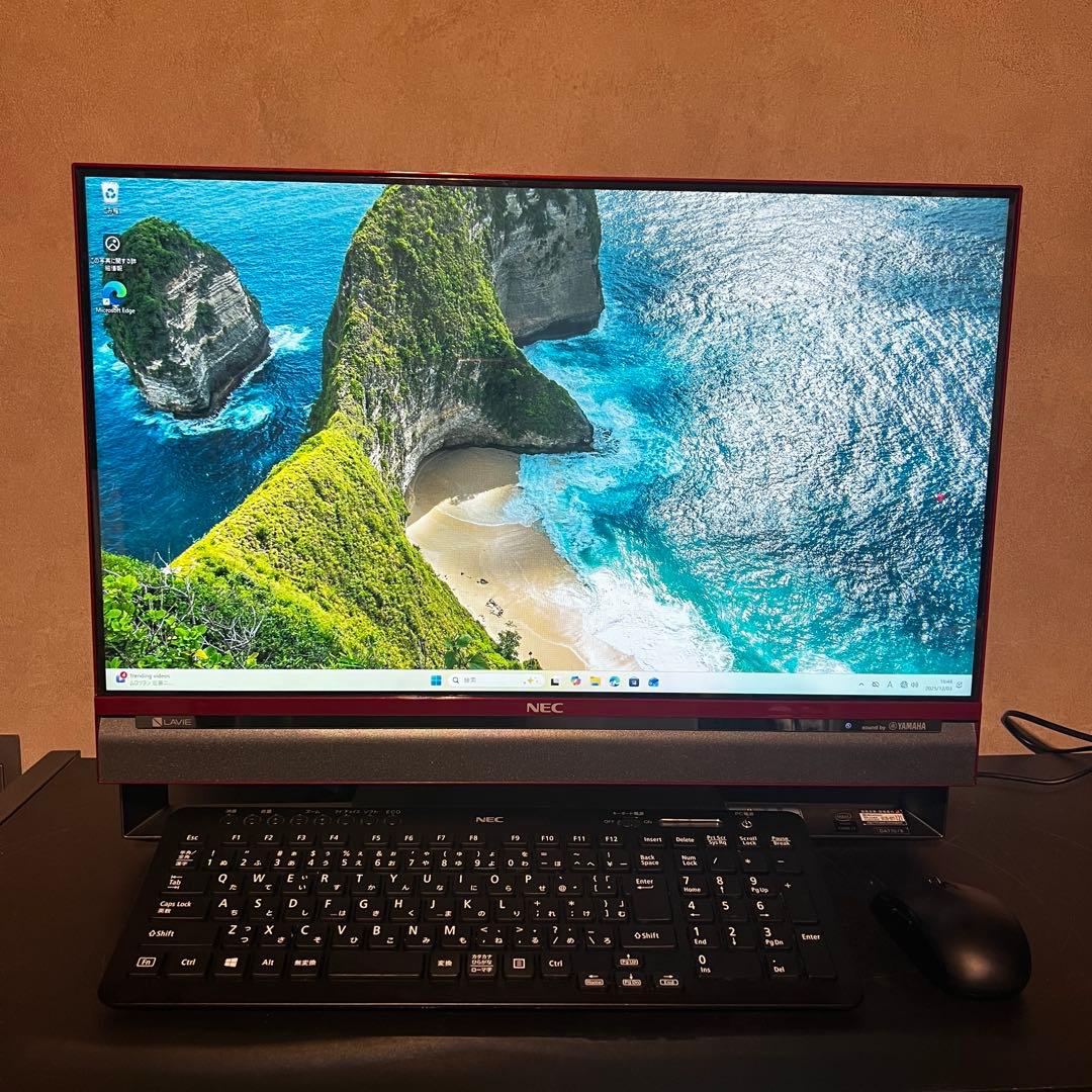 NEC 液晶一体型デスクトップPC Windows11 i7 大容量3TB