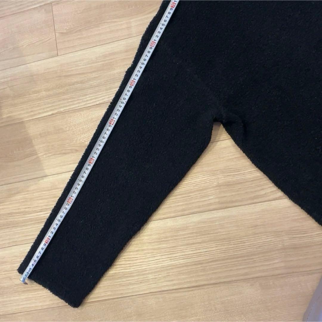 Stussy ブラック ボア　プルオーバー ニット