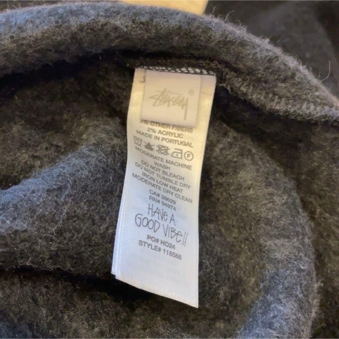 Stussy ブラック ボア　プルオーバー ニット