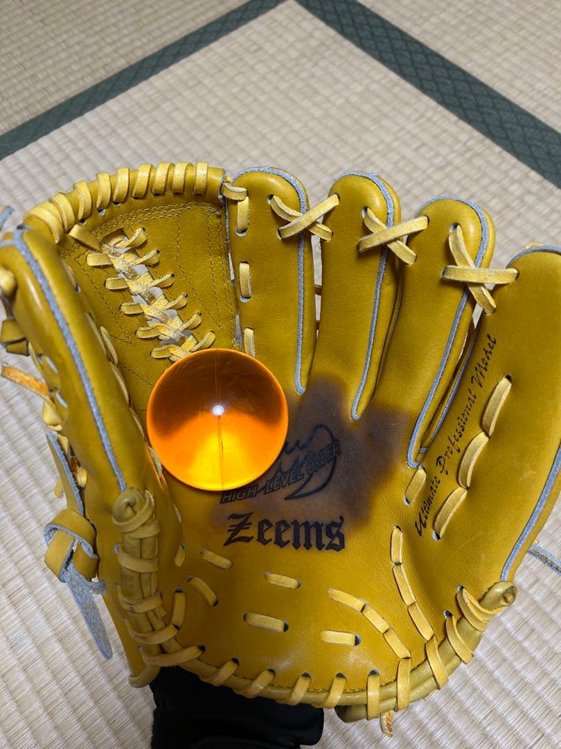 き*う様 美品 Zeems 軟式グローブ ピッチャー用 一般 大人